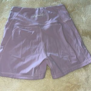 Size medium Alphalete pale purple shorts